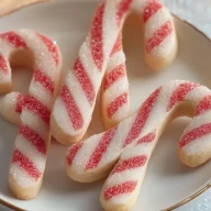 Biscuits en forme de canne en sucre- 1