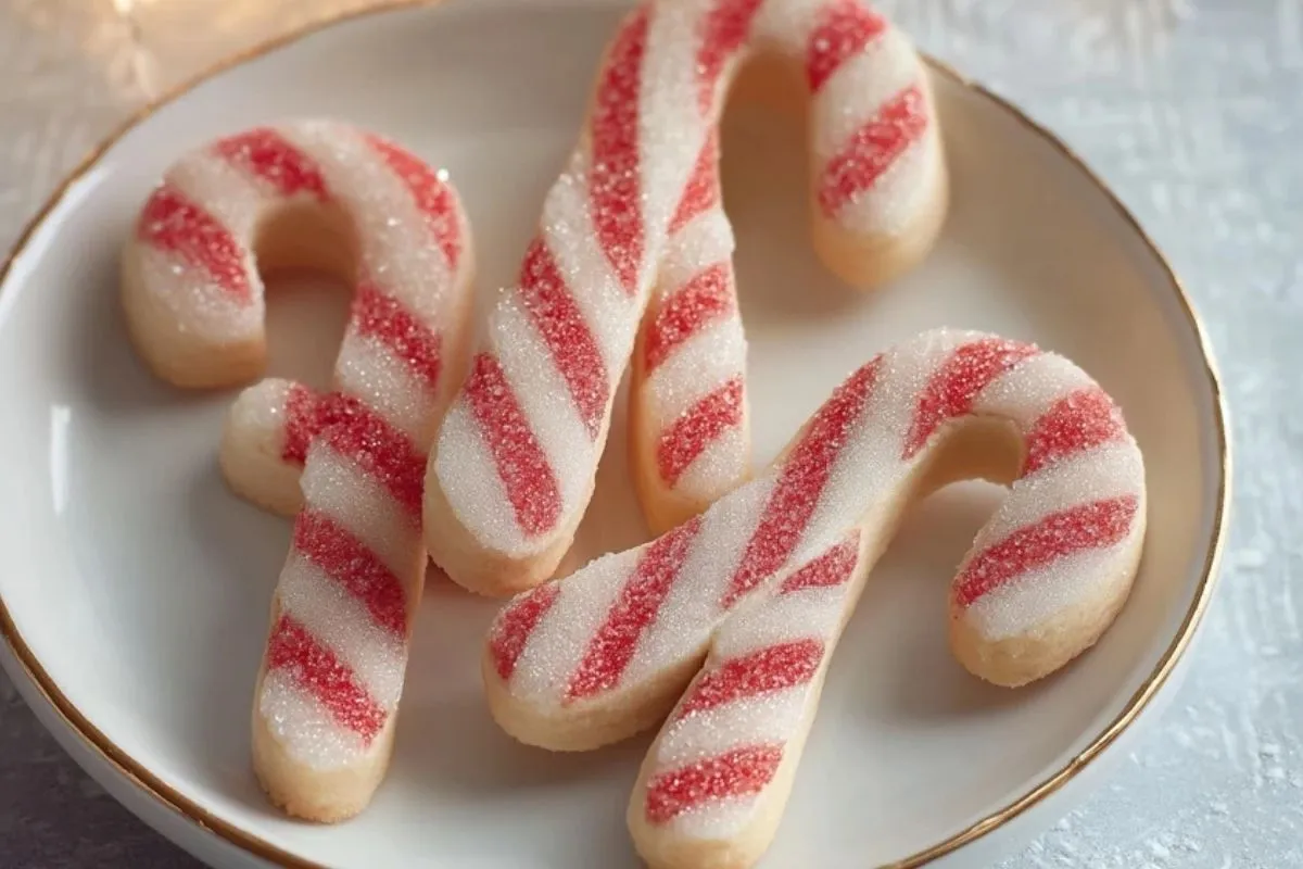Biscuits en forme de canne en sucre- 1