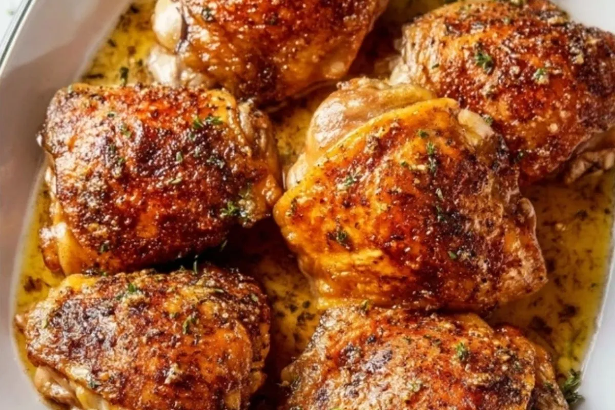 Cuisses de poulet croustillantes et juteuses au four 1