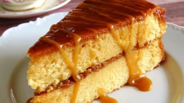 Gâteau au caramel crémeux- 1