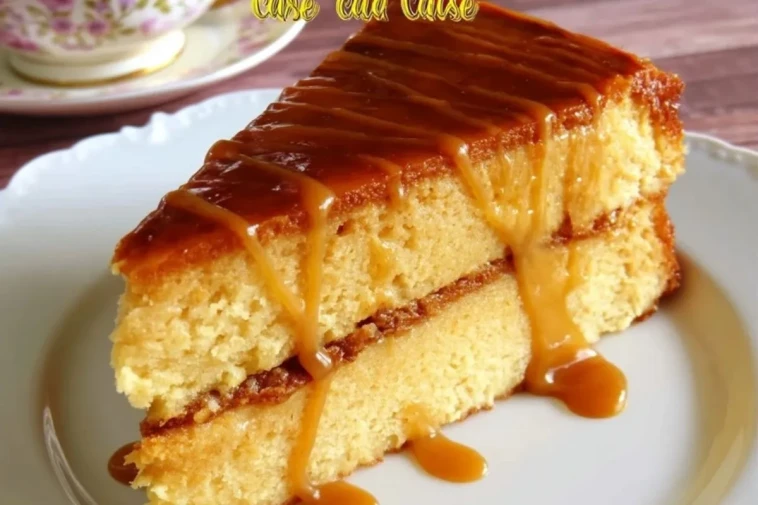 Gâteau au caramel crémeux- 1