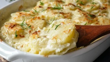 Gratin de pommes de terre écrasées- 1