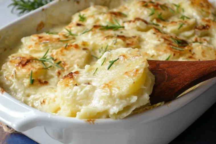 Gratin de pommes de terre écrasées- 1