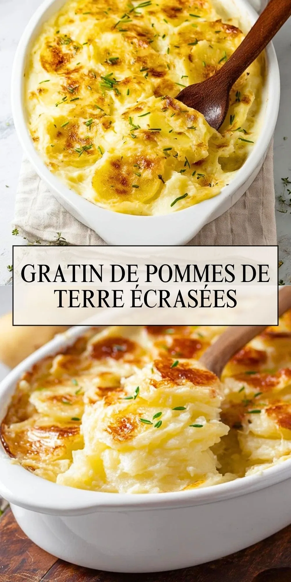 Gratin de pommes de terre écrasées Pin 1