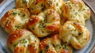 Nœuds à l'ail faits maison- 1