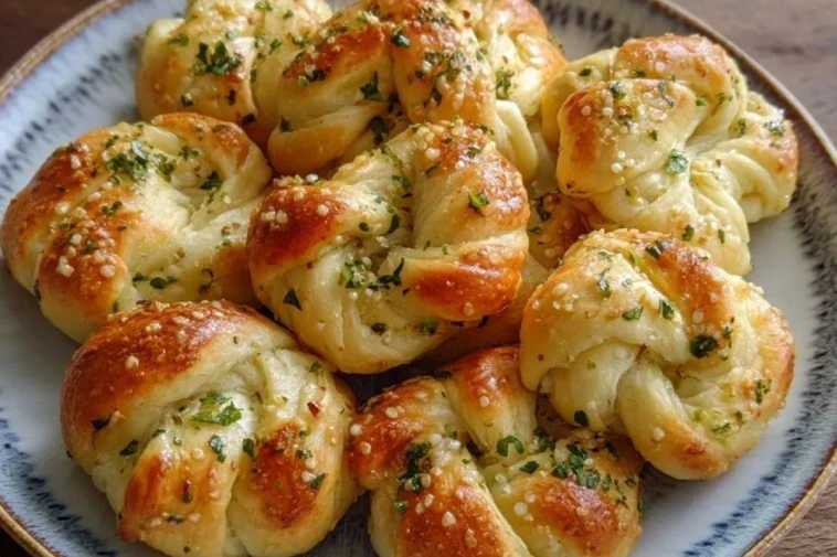 Nœuds à l'ail faits maison- 1