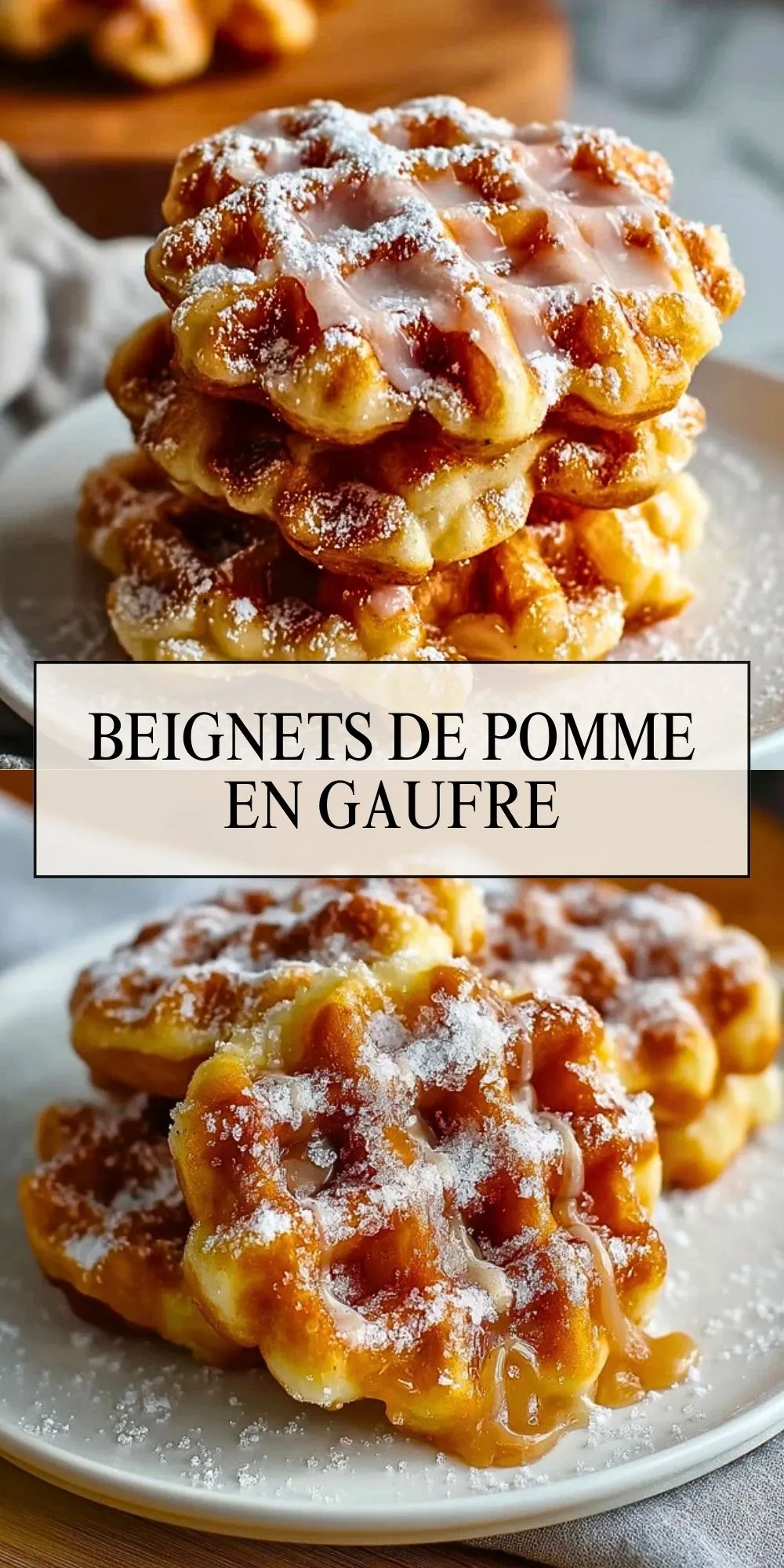 Beignets De Pomme En Gaufre - Pin 1