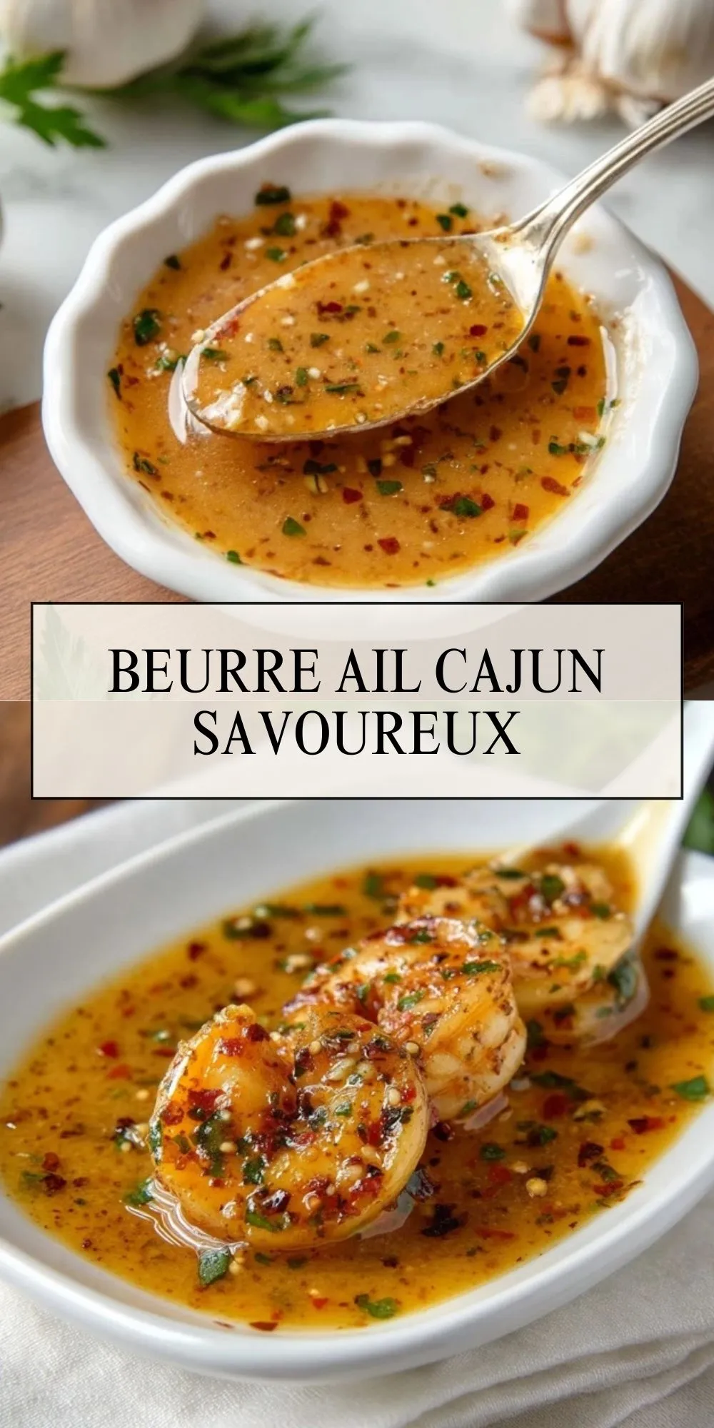 Beurre Ail Cajun Savoureux - Pin 1