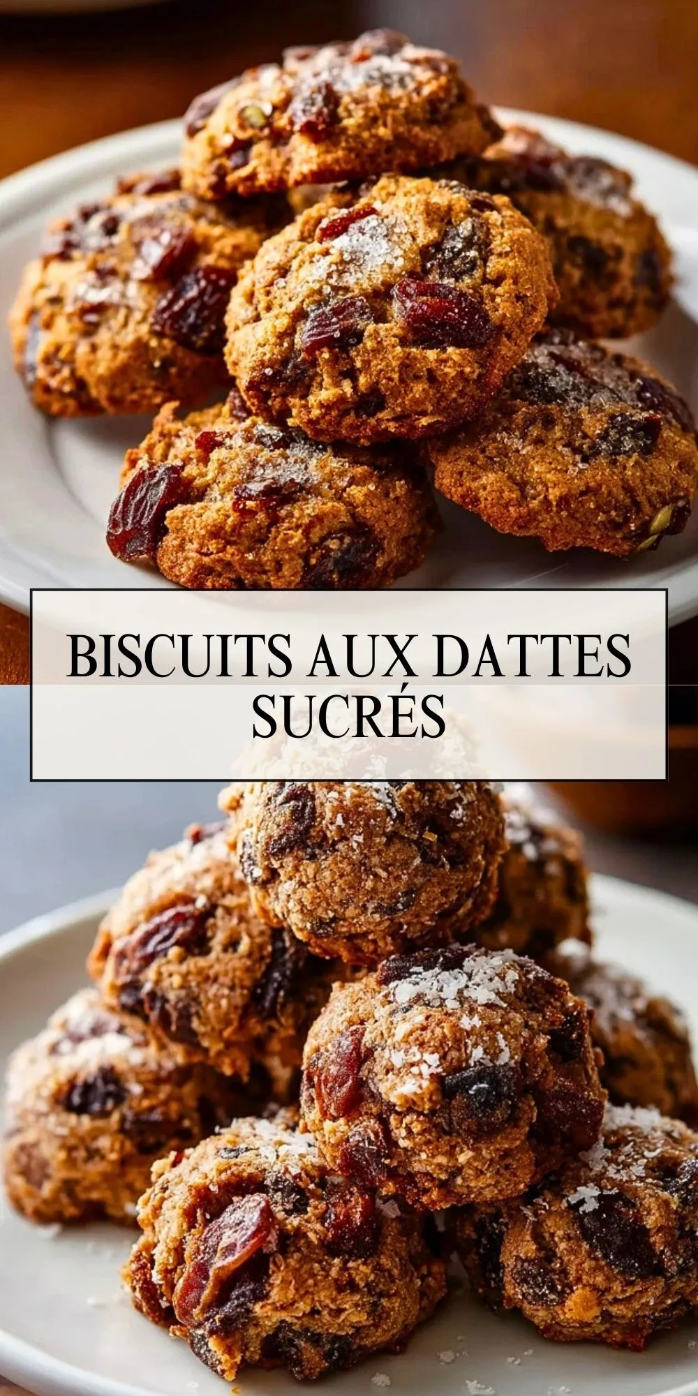 Biscuits Aux Dattes Sucrés - Pin 1