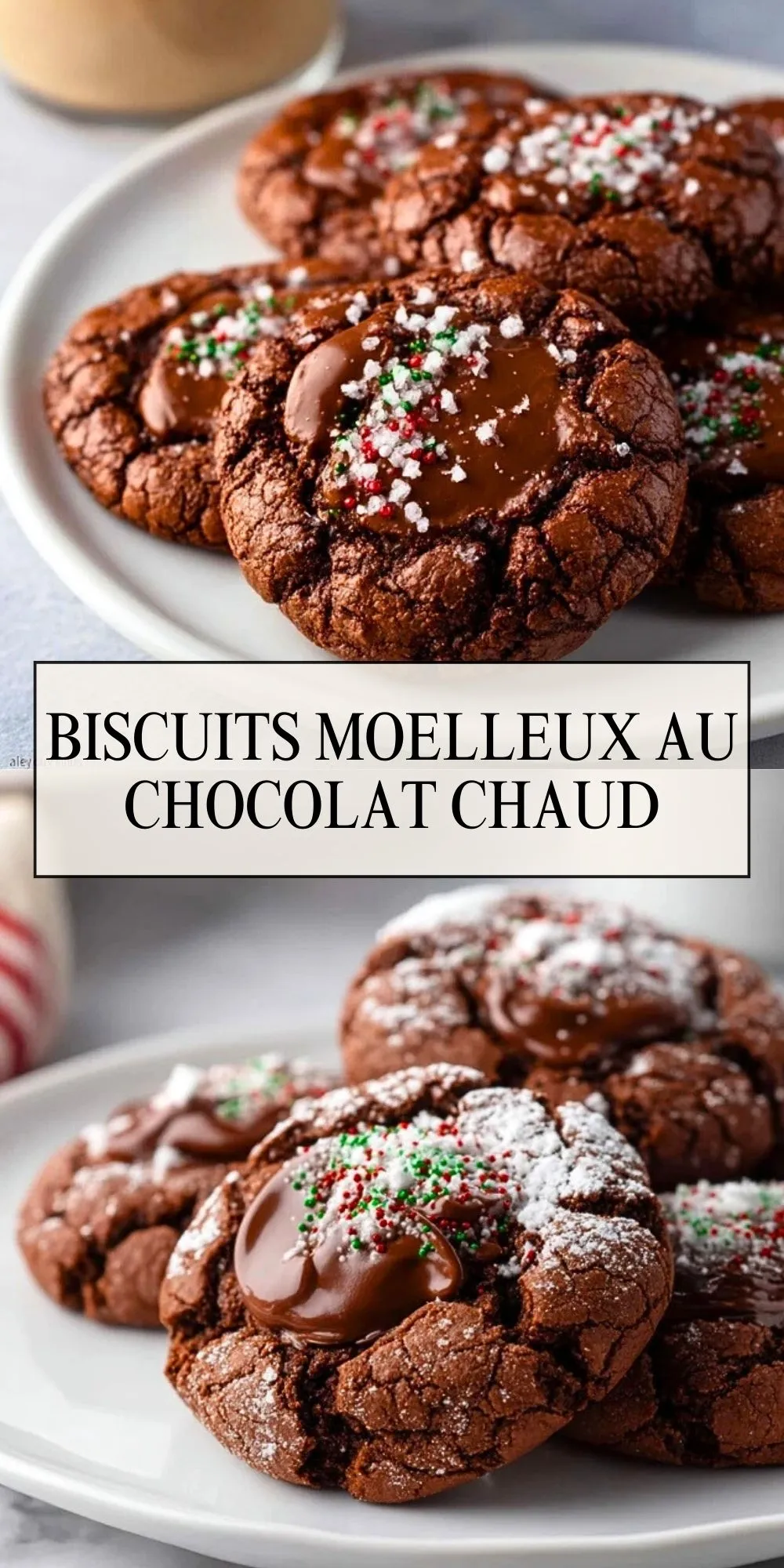 Biscuits Moelleux au Chocolat Chaud - Pin 1