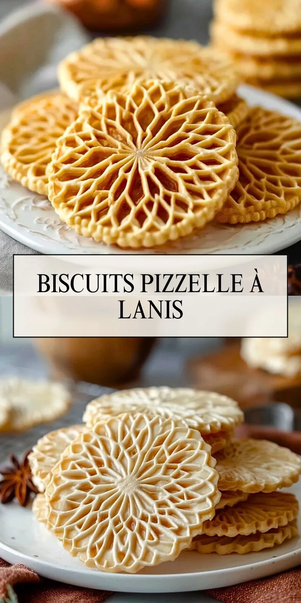 Biscuits Pizzelle à LAnis - Pin 1