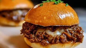 Boeuf Sloppy Joes Aux Oignons Caramélisés - 1