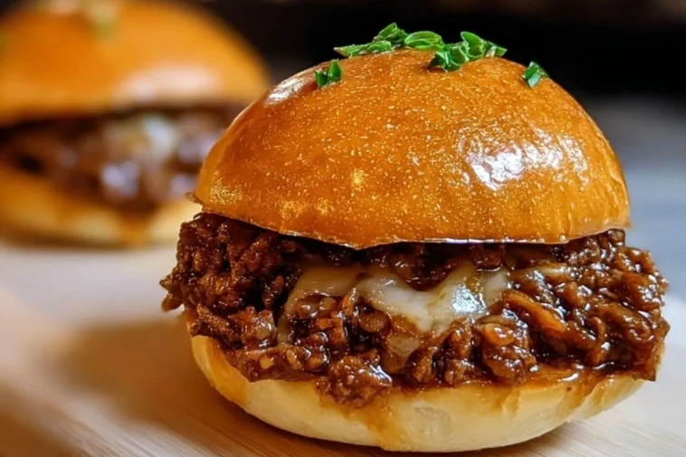 Boeuf Sloppy Joes Aux Oignons Caramélisés - 1