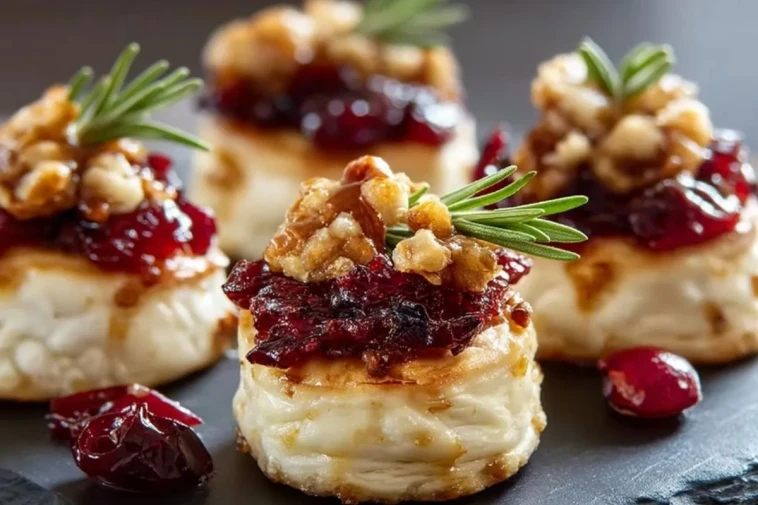 Bouchées De Brie Aux Canneberges Et Noix - 1