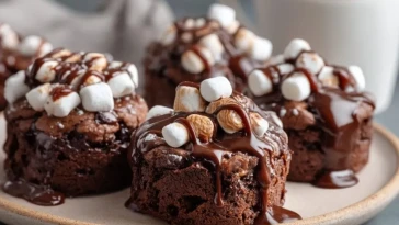 Bouchées De Brownie Au Chocolat Chaud - 1