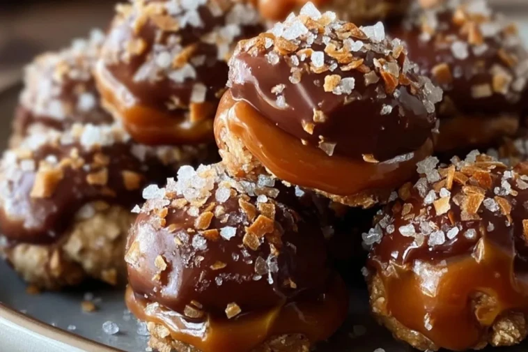 Bouchées De Prétzel Au Caramel Salé Sans Cuisson - 1