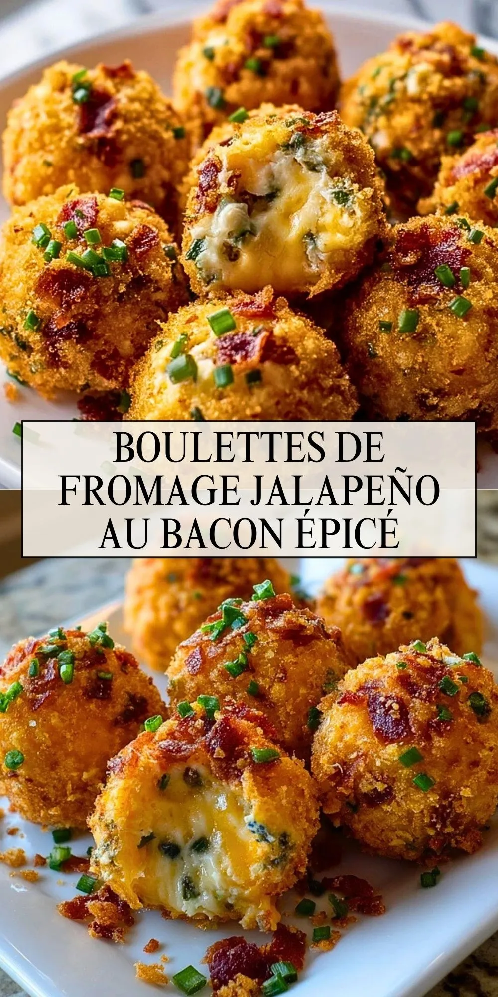 Boulettes De Fromage Jalapeño Au Bacon Épicé - Pin 1