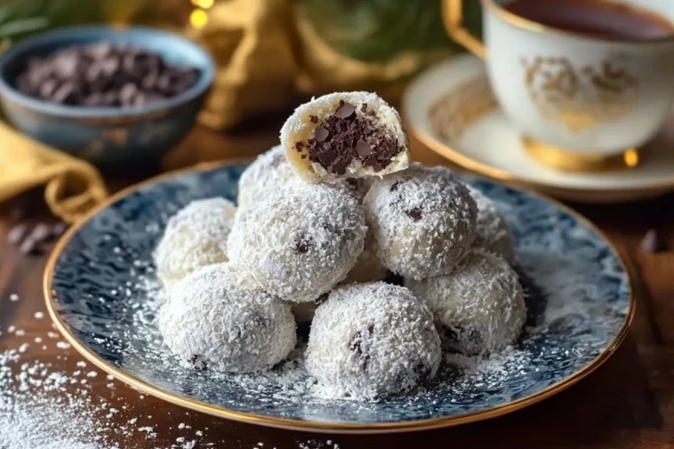 Boulettes de neige aux pépites de chocolat -1