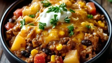 Casserole de Cowboy à la Mijoteuse - 1