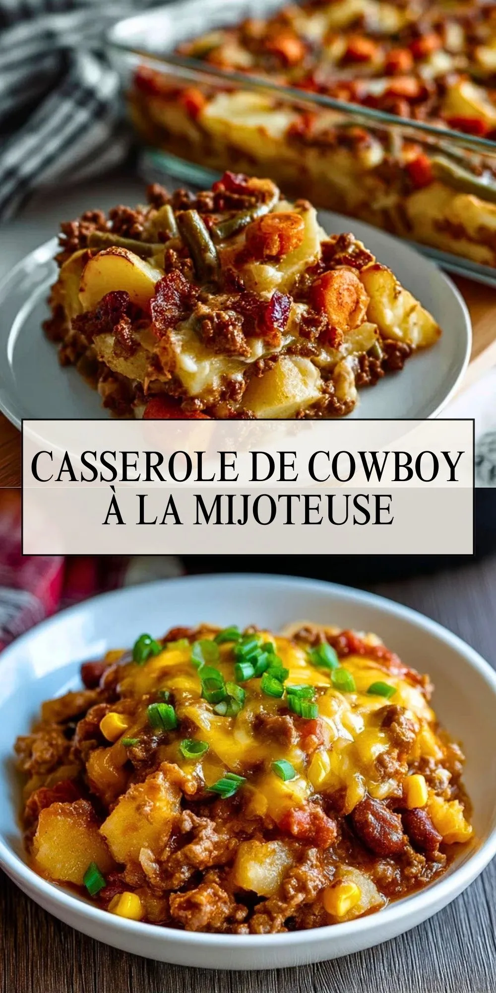 Casserole de Cowboy à la Mijoteuse - Pin 1