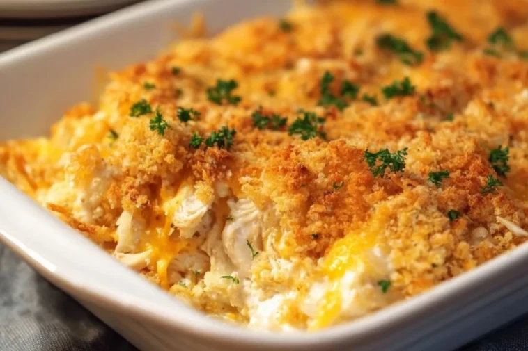 Casserole De Poulet Aux Biscuits Ritz - 1