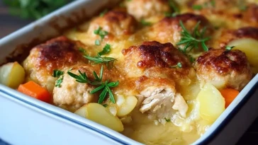 Casserole De Poulet Et Boulettes - 1