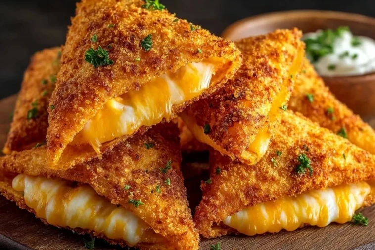 Chips De Maïs Farcies Au Fromage Frit- 1