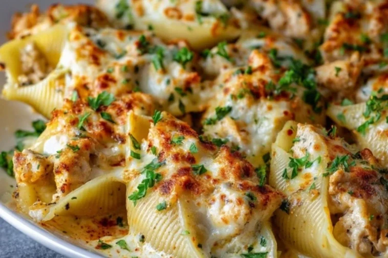 Coquilles Farcies à la Crème de Poulet Cajun - 1