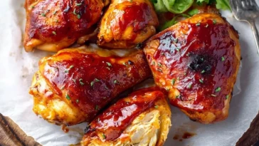 Cuisses de poulet BBQ à la mijoteuse - 1 (1)