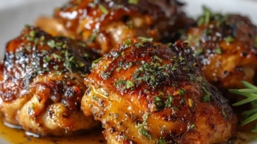 Cuisses De Poulet Glacées Au Sirop DÉrable - 1