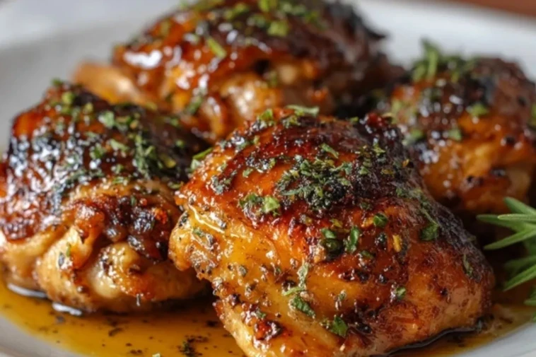 Cuisses De Poulet Glacées Au Sirop DÉrable - 1