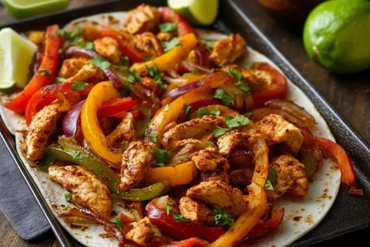 Fajitas de poulet sur plaque en 30 minutes - 1