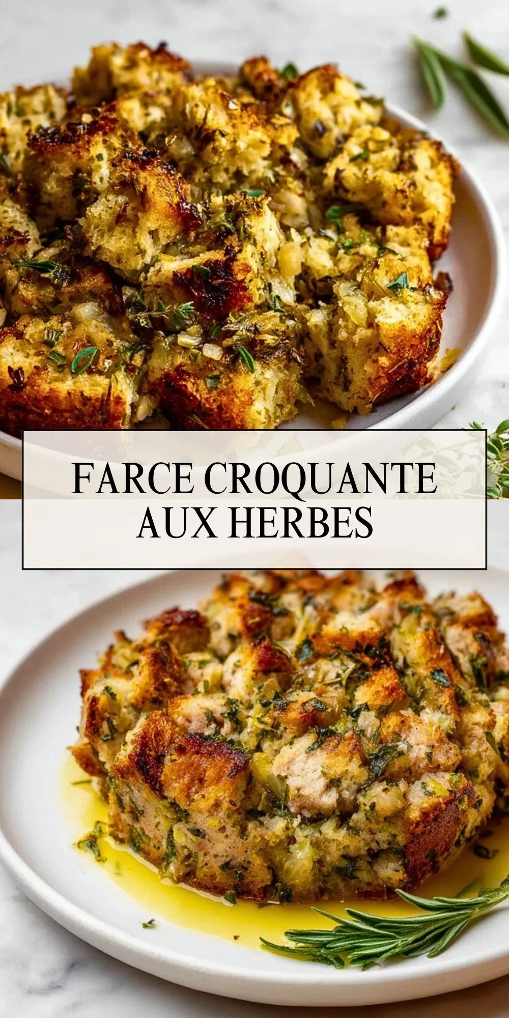 Farce Croquante aux Herbes - Pin 1