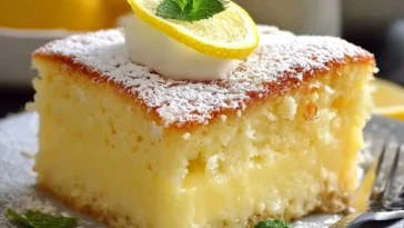 Gâteau Au Citron Qui Fond Dans La Bouche - 1