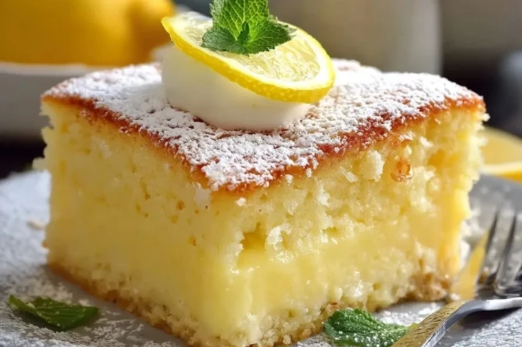 Gâteau Au Citron Qui Fond Dans La Bouche - 1