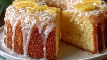 Gâteau Au Pound Cake À La Piña Colada - 1