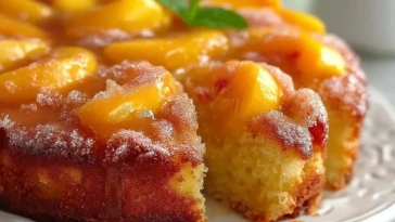 Gâteau Aux Pêches Irresistible DÉté - 1