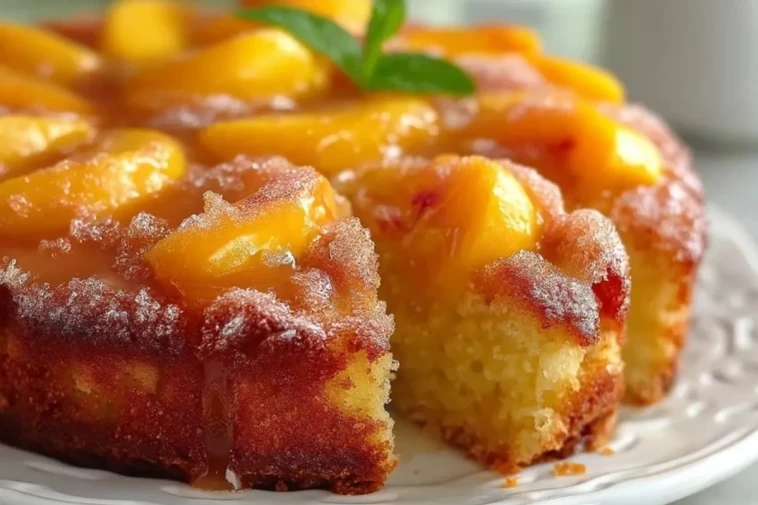 Gâteau Aux Pêches Irresistible DÉté - 1