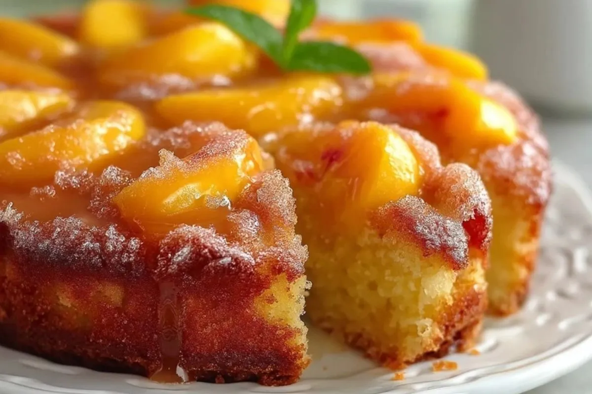 Gâteau Aux Pêches Irresistible DÉté - 1