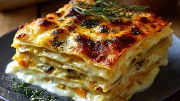 Lasagne Blanche Légumière Garnie - 1