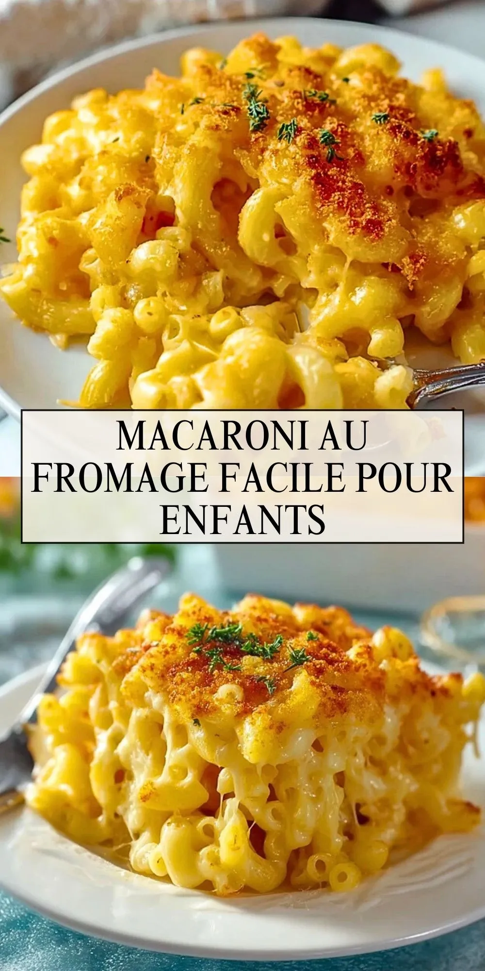 Macaroni Au Fromage Facile Pour Enfants - Pin 1 (1)