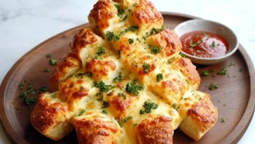 Pain Au Fromage En Arbre De Noël - 1