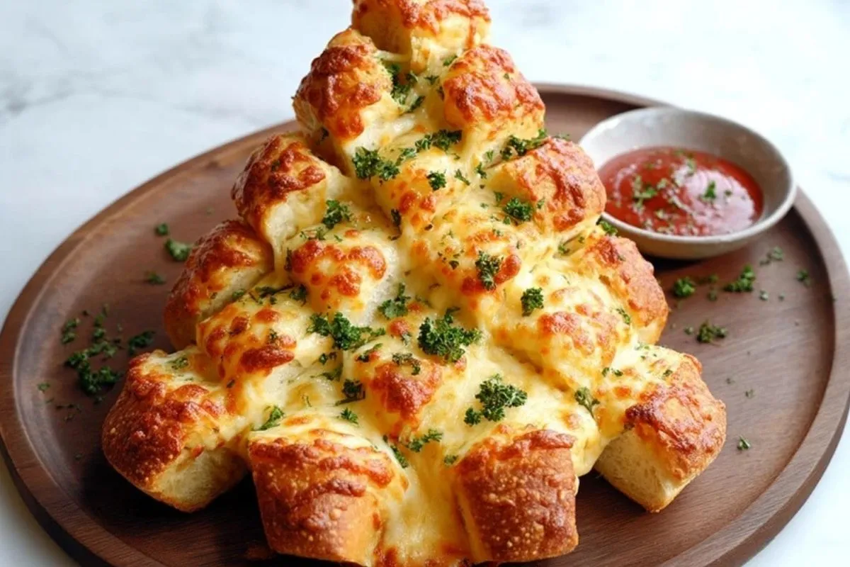 Pain Au Fromage En Arbre De Noël - 1