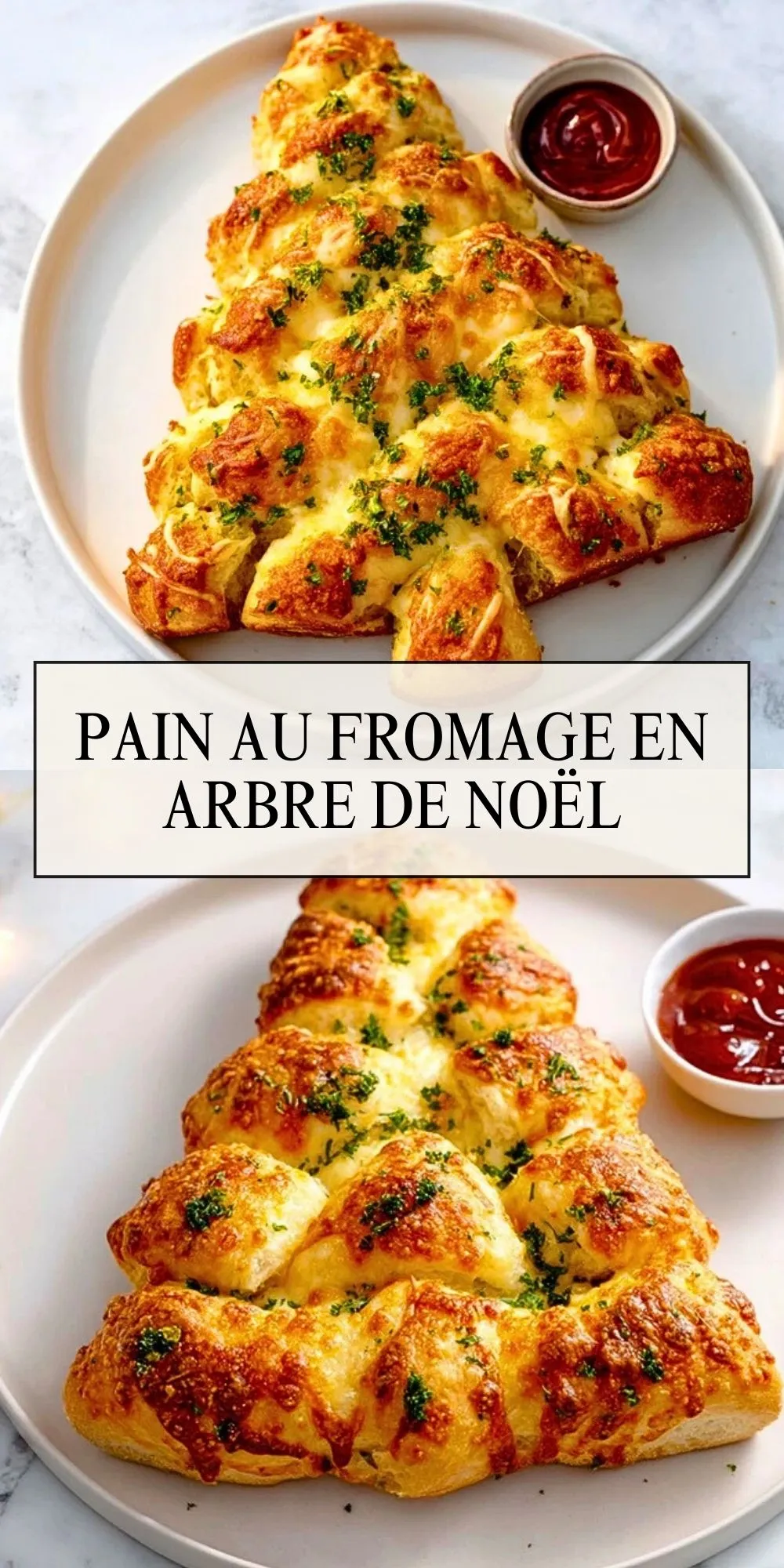 Pain Au Fromage En Arbre De Noël - Pin 1