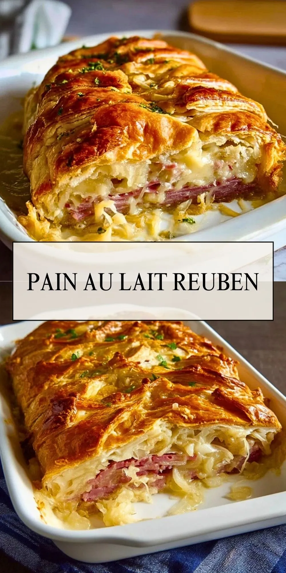 Pain Au Lait Reuben - Pin 1