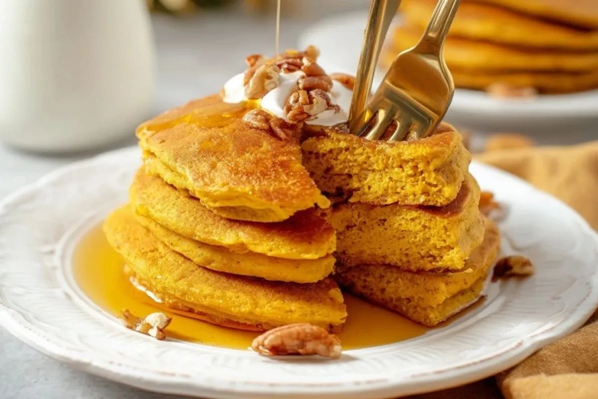 Pancakes moelleux à la citrouille - 1