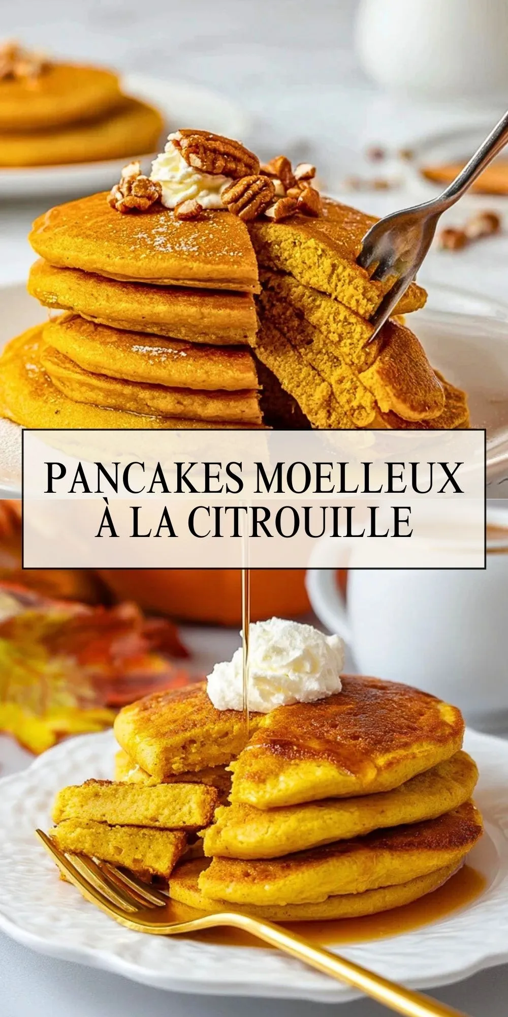 Pancakes moelleux à la citrouille- Pin 1 (1)