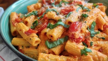 Pasta À La Tomate Et Ricotta - 1