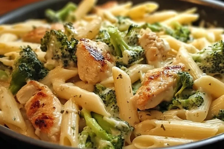 Penne Crémeux Au Brocoli Et Au Poulet - 1