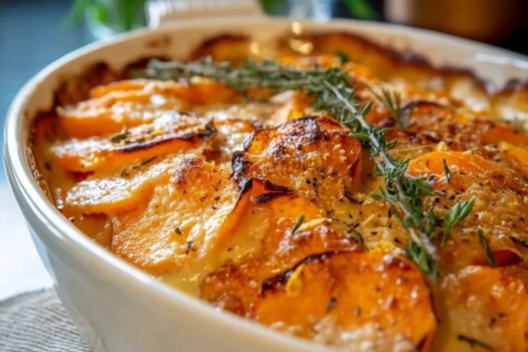 Pommes Douces Gratins à LAil- 1